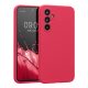Kwmobile tok Samsung Galaxy A54 5G-hez, piros, szilikon, 60795.238