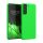 Kwmobile tok Samsung Galaxy S21 készülékhez, zöld, szilikon, 54056.44