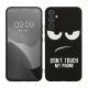 Kwmobile tok Samsung Galaxy A34 5G-hez, fekete/fehér, szilikon, 61245.01