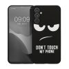 Kwmobile tok Samsung Galaxy A34 5G-hez, fekete/fehér, szilikon, 61245.01