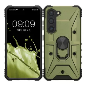   Kwmobile tok Samsung Galaxy S23-hoz, zöld, polikarbonát, 61249.17