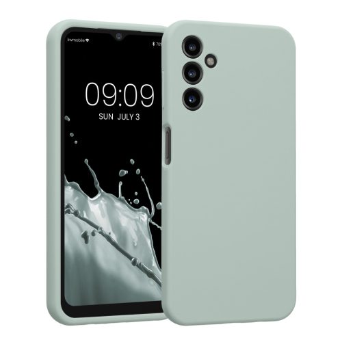 Kwmobile tok Samsung Galaxy A14 5G-hez, világoszöld, szilikon, 60808.2