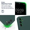 Kwmobile tok Samsung Galaxy A14 5G-hez, zöld, szilikon, 60808.171