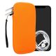 Kwmobile univerzális XXL burkolat - 7", neoprén, narancssárga, 46188.5.69