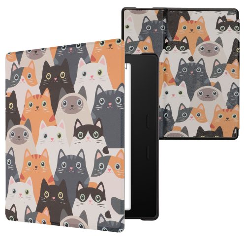 kwmobile tok Amazon Kindle Oasis 10, ökológiai bőr, többszínű, 49417.40