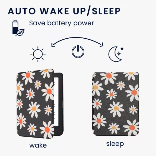 kwmobile tok Kobo Clara 2E, Ökológiai bőr, Többszínű, 60056.26