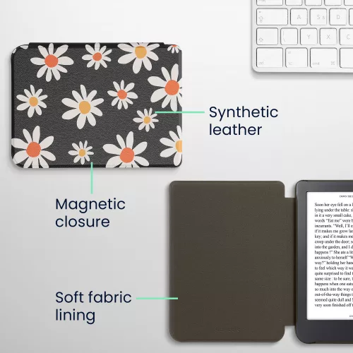 kwmobile tok Kobo Clara 2E, Ökológiai bőr, Többszínű, 60056.26