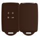 Kwmobile autós kulcstartó Renault/Dacia 4 gombos, Keyless Go, fekete, szilikon, 48035.247