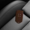 Kwmobile autós kulcstartó Renault/Dacia 4 gombos, Keyless Go, fekete, szilikon, 48035.247