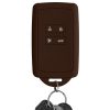 Kwmobile autós kulcstartó Renault/Dacia 4 gombos, Keyless Go, fekete, szilikon, 48035.247