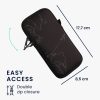 Kwmobile univerzális tok XXL telefonhoz, 7 hüvelykes, fekete/fehér, neoprén, 58701.5.06