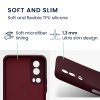 kwmobile Vivo Y72 5G/Y52 5G tok, szilikon, sötétbarna, 59095.187