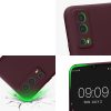 kwmobile Vivo Y72 5G/Y52 5G tok, szilikon, sötétbarna, 59095.187