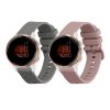 2 db Kwmobile szíj készlet Garmin Venu 2S, rózsaszín/szürke, szilikon, 55152.02