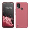 Kwmobile Nokia C21 Plus tok, sötétrózsaszín, szilikon, 61460.167
