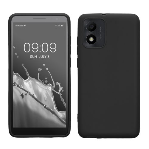 Kwmobile tok Alcatel 1B (2022) készülékhez, fekete, szilikon, 61461.01