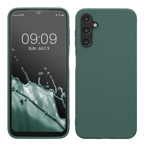 Kwmobile tok Samsung Galaxy A14 5G-hez, zöld, szilikon, 61462.171