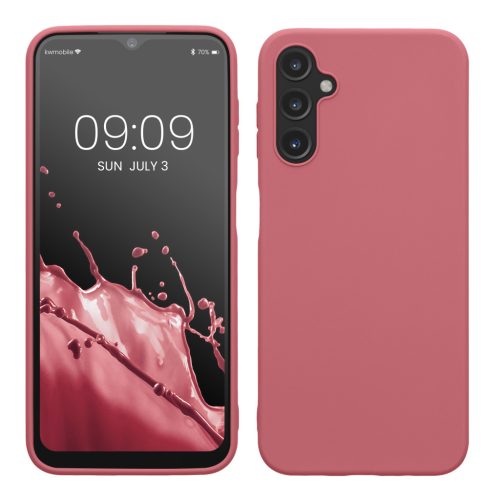 Kwmobile tok Samsung Galaxy A14 5G-hez, sötétrózsaszín, szilikon, 61462.167