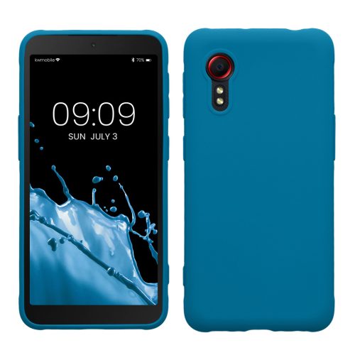 Kwmobile tok Samsung Galaxy Xcover 5-höz, kék, szilikon, 54536.228