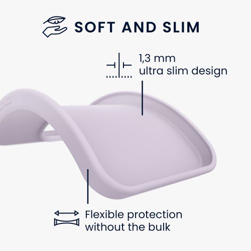 Kwmobile tok Samsung Galaxy Xcover 5 telefonhoz, lila, szilícium, 54536.108