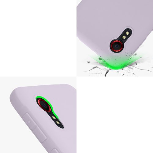 Kwmobile tok Samsung Galaxy Xcover 5 telefonhoz, lila, szilícium, 54536.108