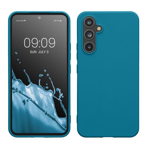 Kwmobile tok Samsung Galaxy A54 5G-hez, kék, szilikon, 60796.224