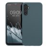 Kwmobile tok Samsung Galaxy A14 5G-hez, sötétzöld, szilikon, 61462.202