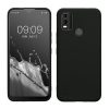 Kwmobile Nokia C21 Plus tok, fekete, szilikon, 61460.01
