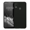 Kwmobile Nokia C21 Plus tok, fekete, szilikon, 61460.01