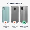 Kwmobile Nokia C21 Plus tok, fekete, szilikon, 61460.01