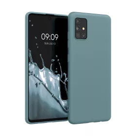   Kwmobile tok Samsung Galaxy A51 készülékhez, zöld, szilikon, 51196.206