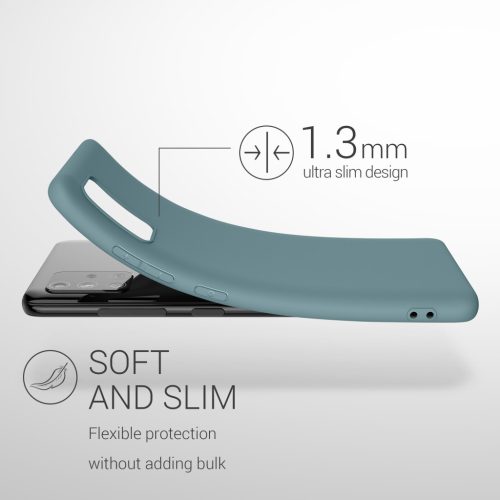 Kwmobile tok Samsung Galaxy A51 készülékhez, zöld, szilikon, 51196.206