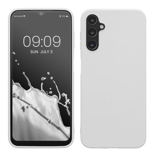 Kwmobile tok Samsung Galaxy A14 5G-hez, fehér, szilikon, 61462.48