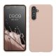 Kwmobile tok Samsung Galaxy A54 5G-hez, krémszínű, szilikon, 60796.225