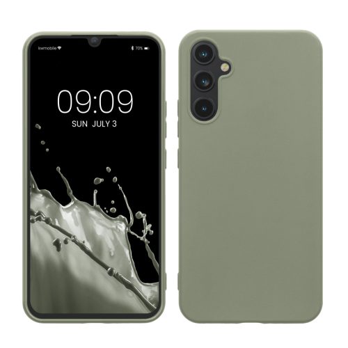 Kwmobile tok Samsung Galaxy A34 5G-hez, világoszöld, szilikon, 60809.172
