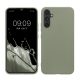 Kwmobile tok Samsung Galaxy A34 5G-hez, világoszöld, szilikon, 60809.172