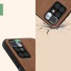 Kwmobile tok Xiaomi Redmi 10 telefonhoz, barna/fekete, fa/szilikon, 56794.03