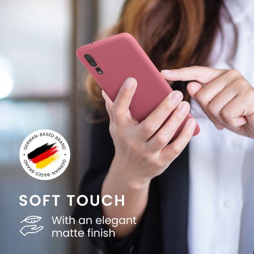 Kwmobile tok Huawei P20-hoz, rózsaszín, szilikon, 44212.167