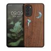 Kwmobile tok Motorola Moto G52/Moto G82, többszínű, fa/szilikon, 58541.03