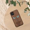 Kwmobile tok Apple iPhone 11 telefonhoz, többszínű, fa/szilikon, 49799.19