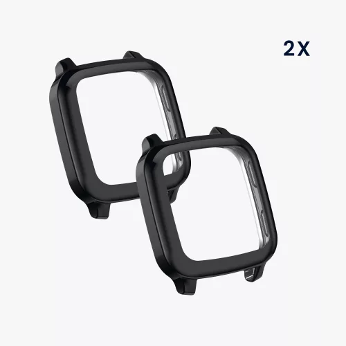 Kwmobile tok Garmin Venu Sq 2 Music/Venu Sq 2 készülékhez, fekete, szilikon, 60372.05