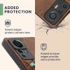 Kwmobile tok Xiaomi 12T/12T Pro telefonhoz, többszínű, fa/szilikon, 60150.09
