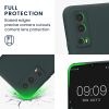 Kwmobile tok Vivo Y72 5G/Y52 5G, zöld, szilikon, 59095.202