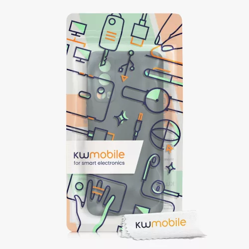 Kwmobile tok Vivo Y72 5G/Y52 5G, zöld, szilikon, 59095.202