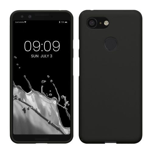 Kwmobile Google Pixel 3 tok, fekete, szilikon, 45967.01