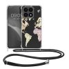 Kwmobile tok nyakpánttal Honor X8a-hoz, többszínű, szilikon, 60943.03