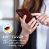 Kwmobile tok Samsung Galaxy A53 5G-hez, sötétpiros, szilikon, 57835.19