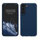 Kwmobile tok Samsung Galaxy S22-höz, kék, szilikon, 56756.116