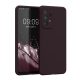 Kwmobile tok Samsung Galaxy A33 5G-hez, sötétlila, szilikon, 57833.114