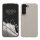Kwmobile tok Samsung Galaxy S22-höz, világosszürke, szilikon, 56756.96